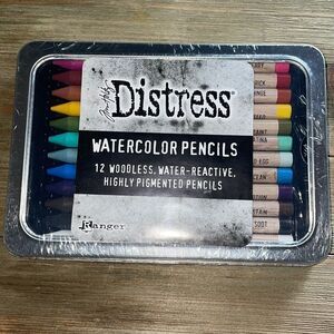 Jim Holtz Distress Watercolor Pencils, set of 12